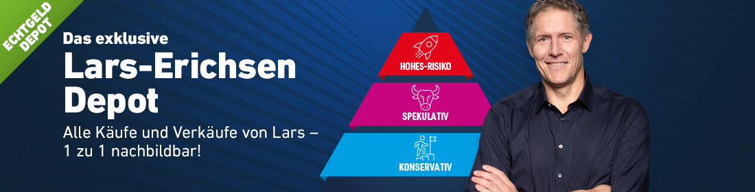 Banner in Slider von das exklusive Lars-Erichsen Report mit Pyramide