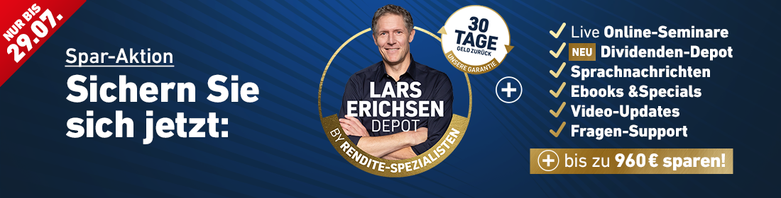 Spar-Aktion Banner: Sichern Sie sich jetzt alle Vorteile - 30 Tage Geld zurück Garantie