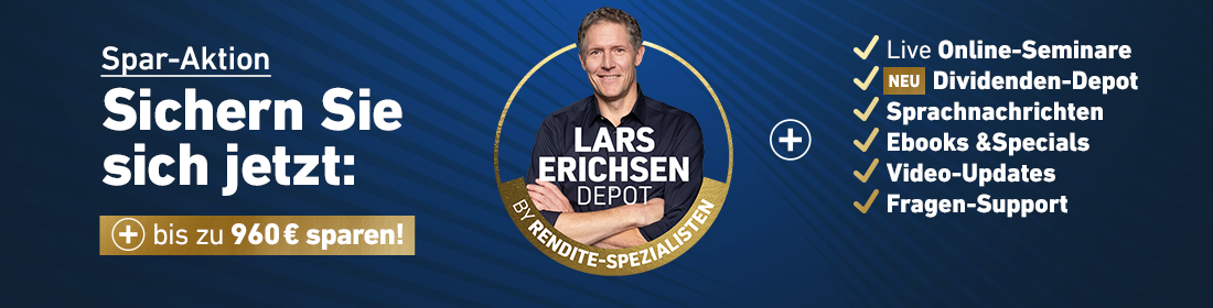 Banner - Sichern Sie sich das Lars Erichsen Depot