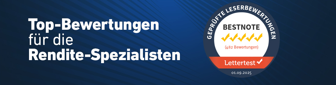 Banner in Slider mit Pressezitate - Wir bringen Sie durch unruhige Zeiten