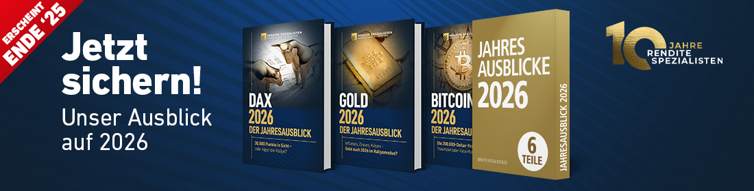 Banner Geschenke - Jetzt sichern Der große Ausblick auf 2025 + 4 andere E-Bookste