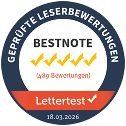 Bestenote Lettertest Kreis